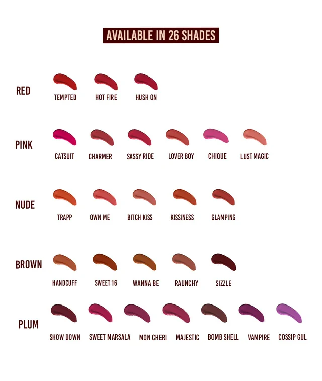 Colorbar PowerKiss Vegan Matte Lipcolor - Image 52