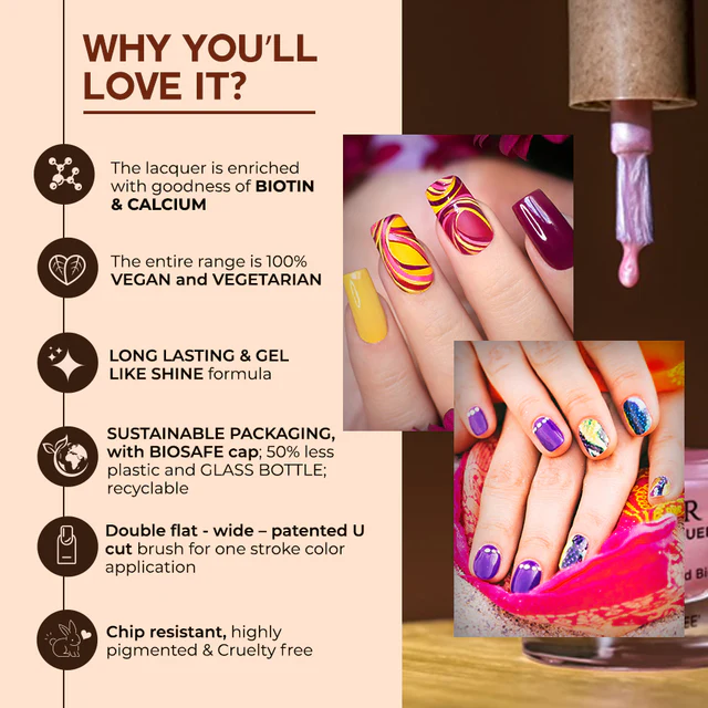Colorbar Vegan Nail Lacquer - Image 8