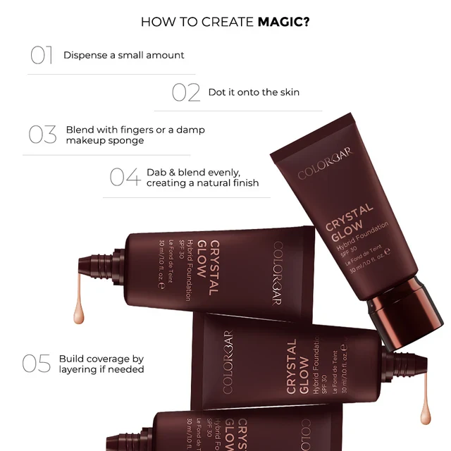 Crystal Glow Hybrid Foundation spf 30 - Image 20